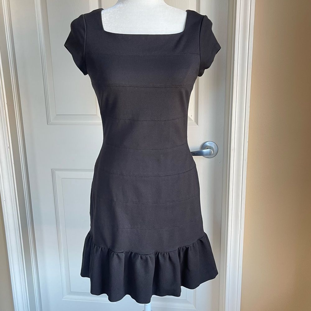 White House Black Market Ponte Short Sleeve Mini Dress - 2